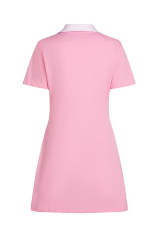 Robe polo en coton biologique - Rose