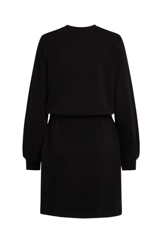 Robe sweat en coton biologique - Noir
