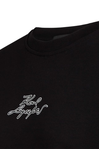 Robe sweat en coton biologique - Noir