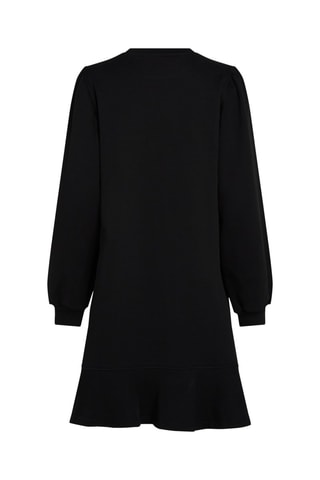 Robe sweat en coton biologique - Noir