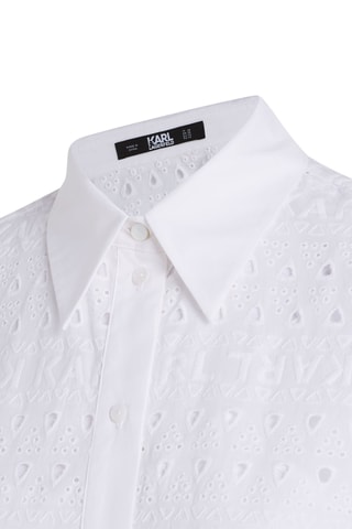 Robe chemise en coton biologique - Blanc