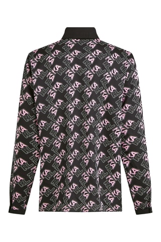 Chemisier - Noir et rose