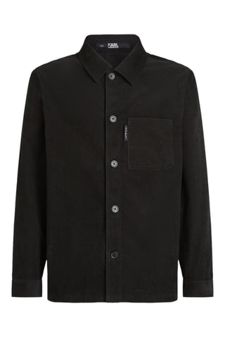 Surchemise en velours - Noir