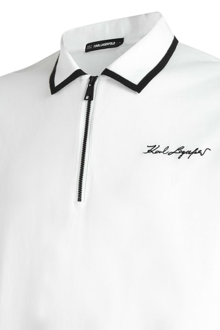 Polo en coton biologique - Blanc