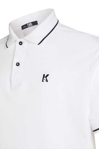 Polo en coton biologique - Blanc