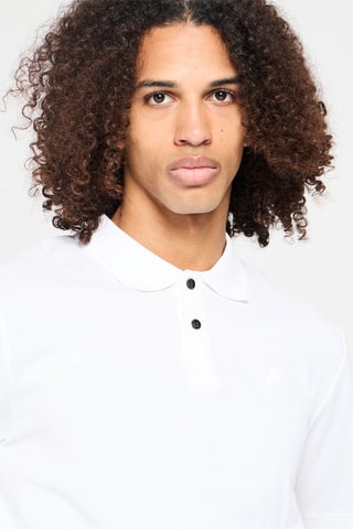 Polo regular en coton biologique - Blanc
