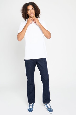 Polo regular en coton biologique - Blanc