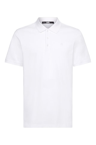 Polo regular en coton biologique - Blanc
