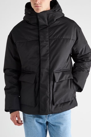 Doudoune à capuche - Noir