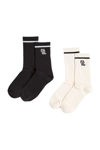 2 paires de chaussettes - Noir