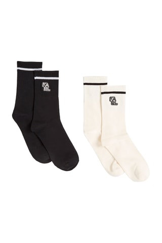 2 paires de chaussettes - Noir