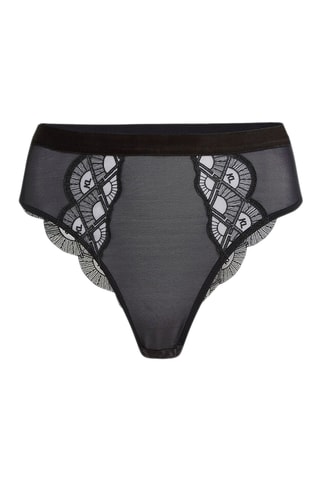 Culotte taille haute - Noir