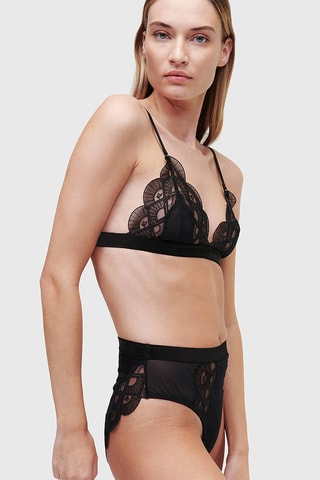 Culotte taille haute - Noir