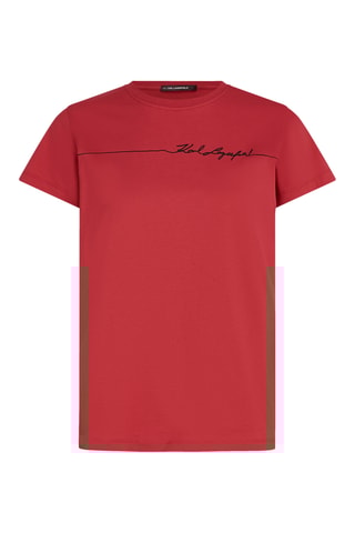 T-shirt en coton biologique - Rouge