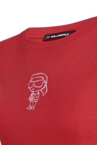 T-shirt en coton biologique - Rouge