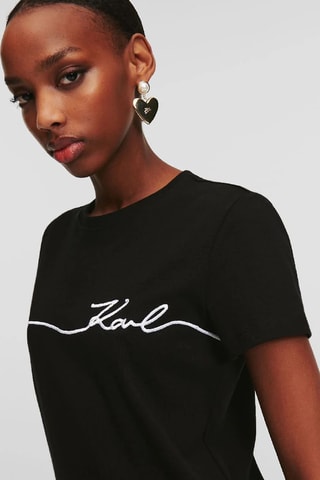T-shirt en coton biologique - Noir