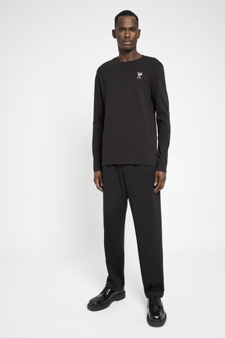 T-shirt regular en coton biologique - Noir