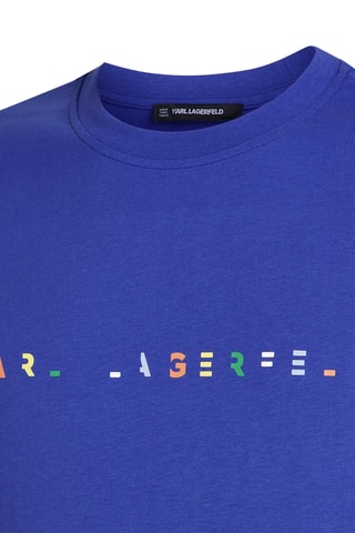 T-shirt en coton biologique - Bleu