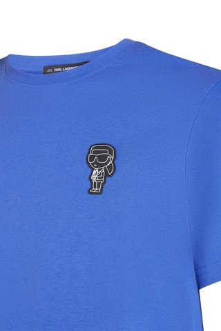 T-shirt en coton biologique - Bleu