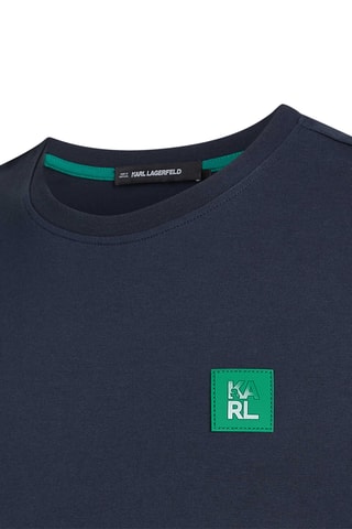 T-shirt en coton biologique - Bleu marine