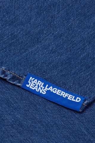 Chemisier en jean et coton biologique - Bleu