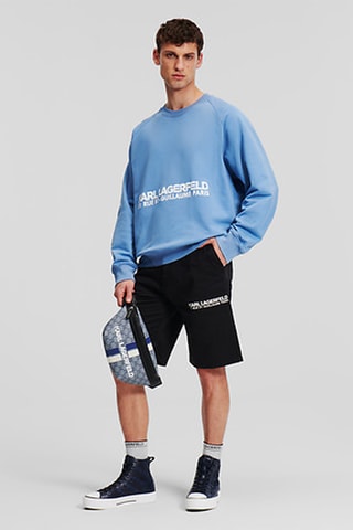 Sweat en coton biologique - Bleu