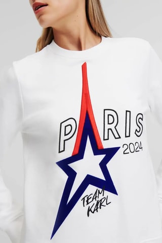 Sweat en coton biologique - Blanc