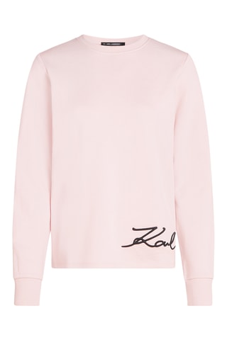 Sweat en coton biologique - Rose
