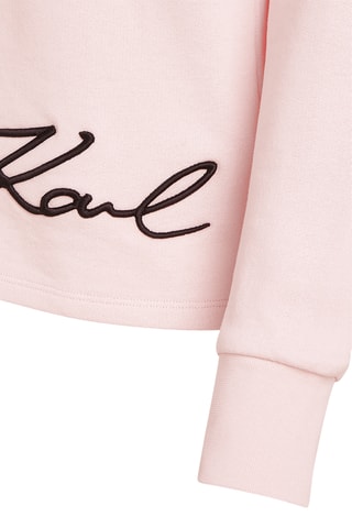 Sweat en coton biologique - Rose