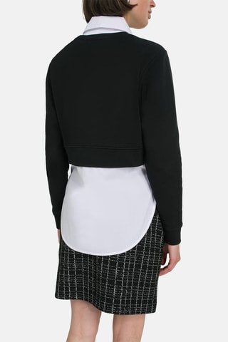 Sweat en coton biologique - Noir