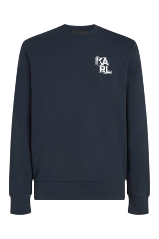 Sweat en coton biologique - Bleu marine