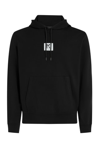 Sweat en coton biologique à capuche - Noir