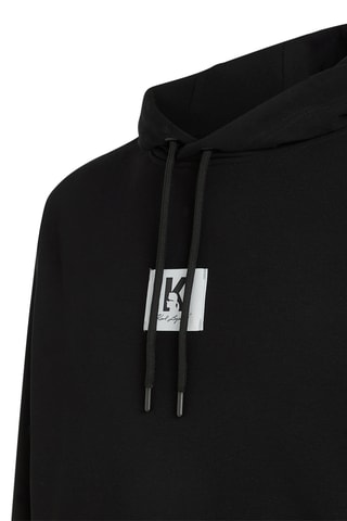 Sweat en coton biologique à capuche - Noir