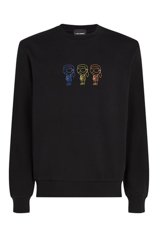 Sweat en coton biologique - Noir