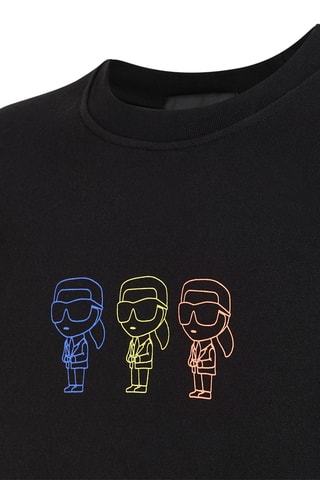 Sweat en coton biologique - Noir