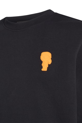 Sweat en coton biologique - Noir