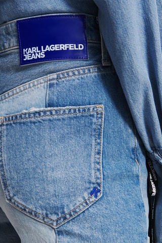 Short en coton biologique - Bleu clair