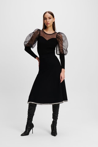 Jupe patineuse - Noir