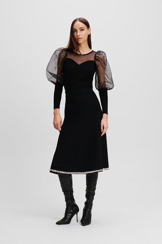 Jupe patineuse - Noir