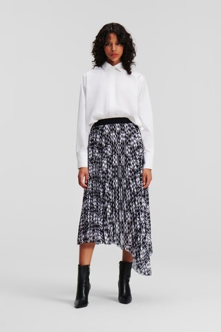 Jupe plissée - Noir et blanc