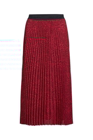 Jupe plissée - Rouge