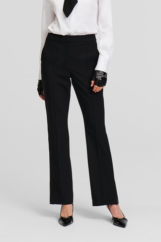 Pantalon de costume en laine - Noir