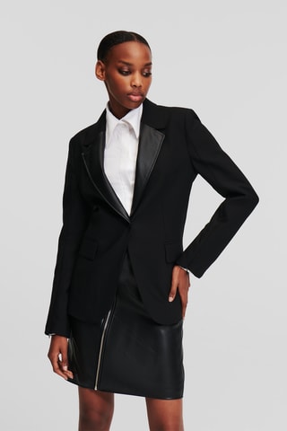 Blazer en laine - Noir