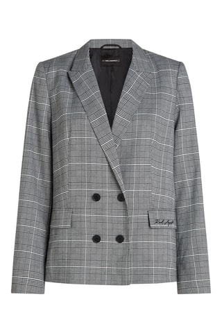 Blazer - Gris et blanc