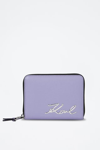 Portefeuille en cuir - Violet