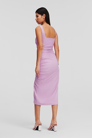 Robe midi - Mauve
