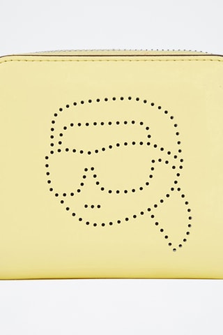 Portefeuille en cuir - Jaune