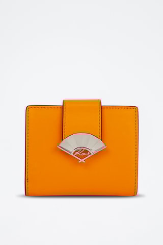 Portefeuille en cuir - Orange