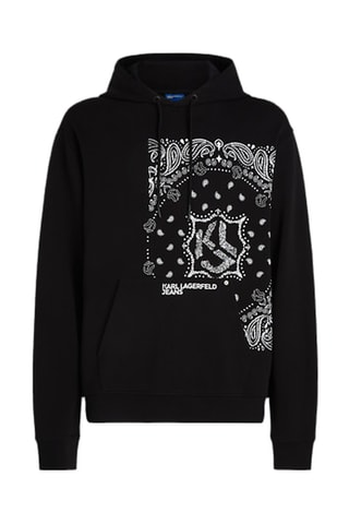 Sweat à capuche en coton biologique - Noir