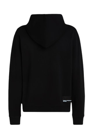 Sweat à capuche en coton biologique - Noir